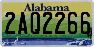 AL license plate 2AQ2266