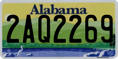 AL license plate 2AQ2269