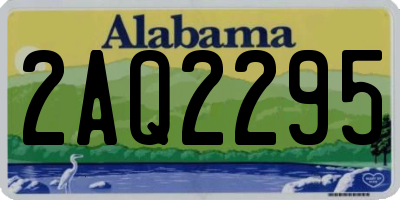 AL license plate 2AQ2295