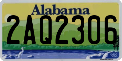 AL license plate 2AQ2306