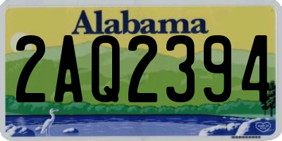 AL license plate 2AQ2394