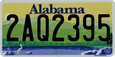 AL license plate 2AQ2395
