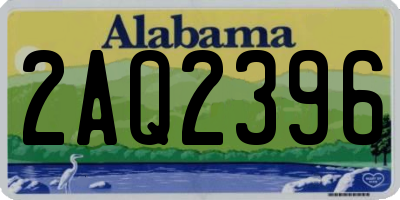 AL license plate 2AQ2396