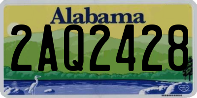 AL license plate 2AQ2428