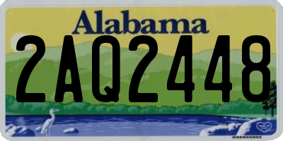 AL license plate 2AQ2448