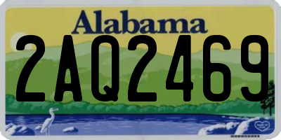 AL license plate 2AQ2469