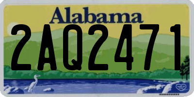 AL license plate 2AQ2471