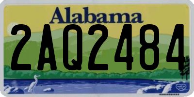 AL license plate 2AQ2484
