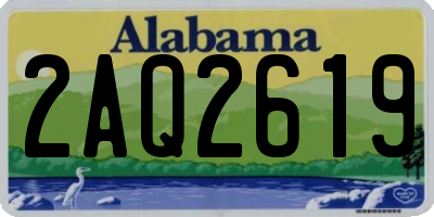 AL license plate 2AQ2619