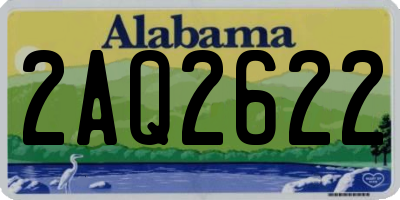 AL license plate 2AQ2622