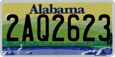 AL license plate 2AQ2623