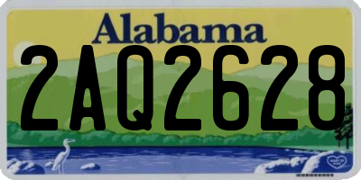 AL license plate 2AQ2628
