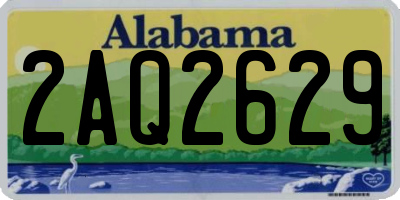 AL license plate 2AQ2629
