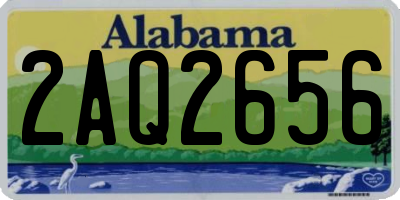 AL license plate 2AQ2656