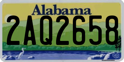 AL license plate 2AQ2658