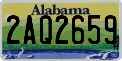 AL license plate 2AQ2659
