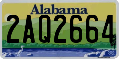 AL license plate 2AQ2664