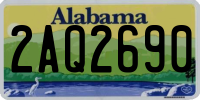 AL license plate 2AQ2690