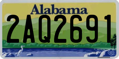 AL license plate 2AQ2691