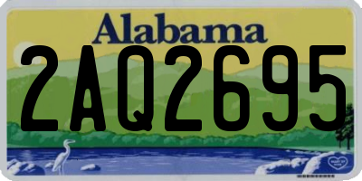 AL license plate 2AQ2695