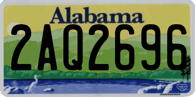 AL license plate 2AQ2696