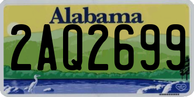 AL license plate 2AQ2699