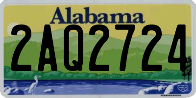 AL license plate 2AQ2724