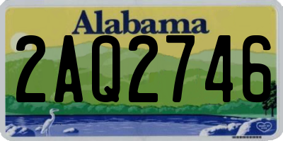 AL license plate 2AQ2746