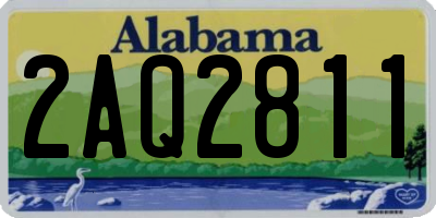 AL license plate 2AQ2811