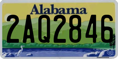 AL license plate 2AQ2846