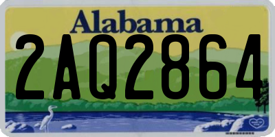 AL license plate 2AQ2864