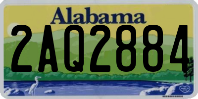AL license plate 2AQ2884