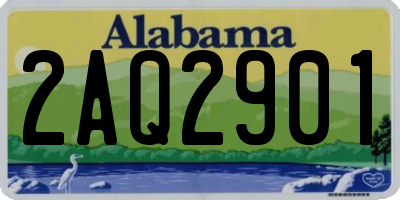 AL license plate 2AQ2901