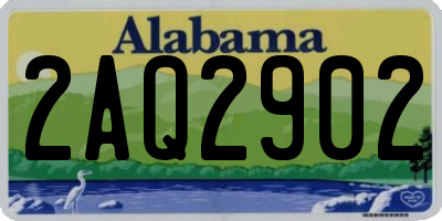 AL license plate 2AQ2902