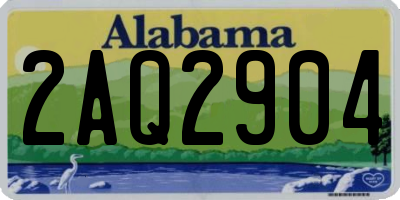 AL license plate 2AQ2904