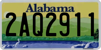 AL license plate 2AQ2911