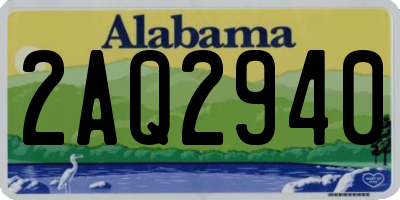 AL license plate 2AQ2940