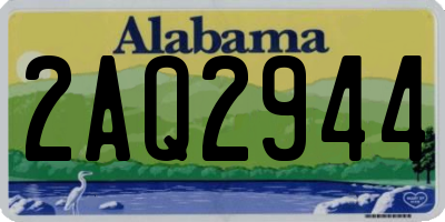 AL license plate 2AQ2944