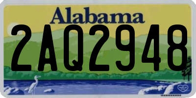 AL license plate 2AQ2948