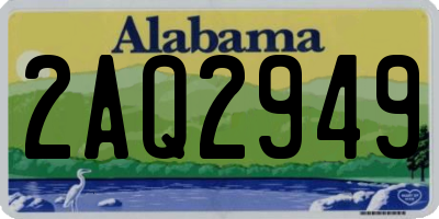 AL license plate 2AQ2949