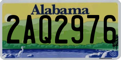 AL license plate 2AQ2976