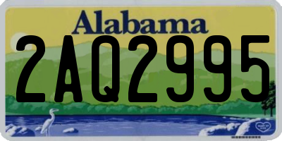 AL license plate 2AQ2995