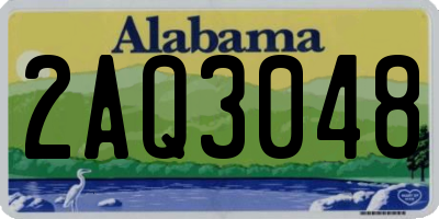 AL license plate 2AQ3048