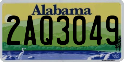AL license plate 2AQ3049