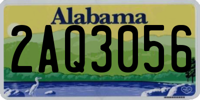 AL license plate 2AQ3056