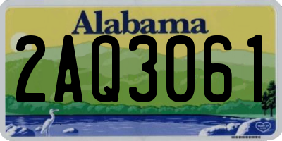 AL license plate 2AQ3061