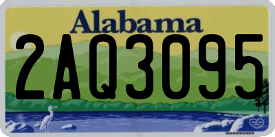 AL license plate 2AQ3095