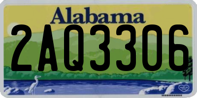 AL license plate 2AQ3306