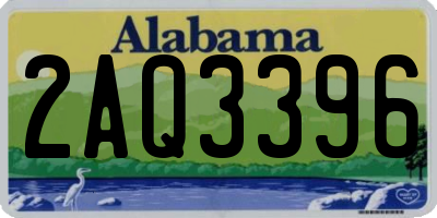 AL license plate 2AQ3396