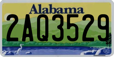AL license plate 2AQ3529